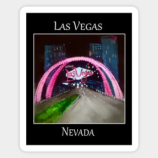 Las Vegas Neon Sign Magnet